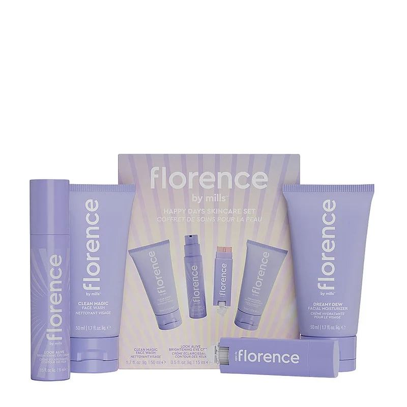 Florence by Mills Happy Days Skincare Set 4 stk, Hudpleje, Skincare, Gaveæsker
