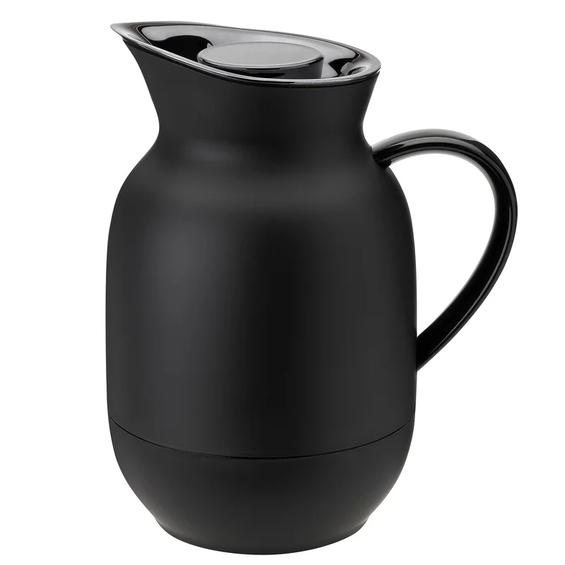 Stelton Amphora termokande 1 liter, kaffe, soft black - Sort | KitchenOne