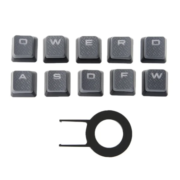10 stk. Baggrundsbelyste Tastaturhætter til Corsair K70 RGBK70 K95 K90 K63 K65 Mekanisk Tastatur Tastaturhætte Udskiftning Anti-Slip