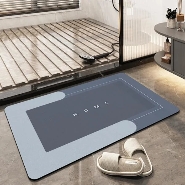 Superabsorbent Floor Mat, Quick-Drying Bathroom Mat, Simple Kitchen Door Mat, Machine Washable Large Living Room Mat (40 x 60 cm)