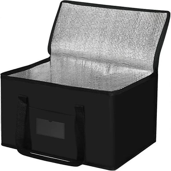 Mjuk Kylväska, 40L Stor Kylväska, Matkassar, Picknickväska, Termisk Matleveransväska, Isolerad Väska, Kylväska
