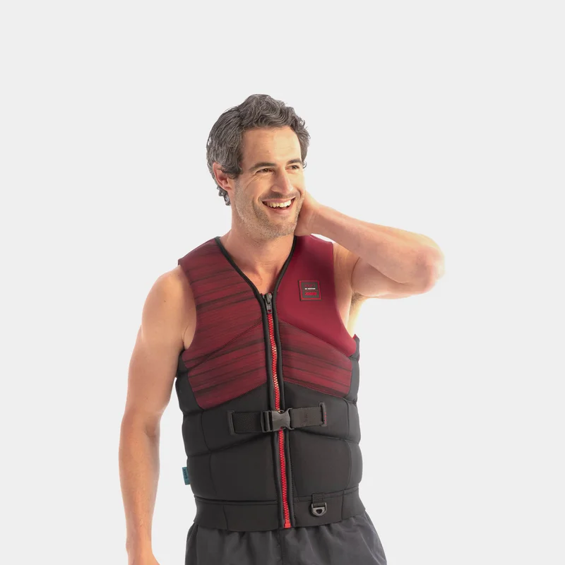 JOBE Męska Kamizelka do sportów wodnych JOBE Unify Vest 50N Czerwona, XX-Large+ (95 - 105 kg) Neoprenowa Asekuracyjna - Jachtowa
