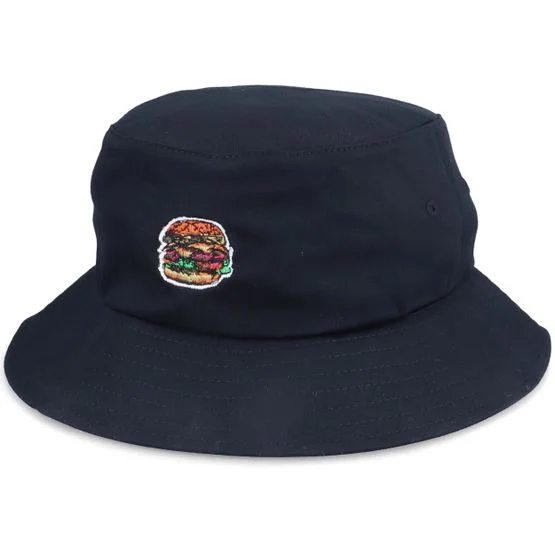 Abducted - Svart bucket Hatt - Gut Grenade Burger Black Bucket @ Hatstore