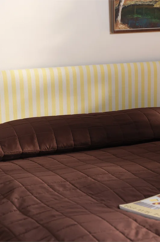 Jotex - Hoofdeinde 180 Cm Geel/witte Streep Geel/witte streep - MOLTON - Koop Hoofdborden bij Jotex