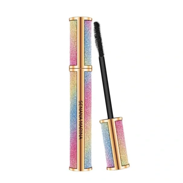 Galaxy Mascara 4D Silkefiber Øjenvipper Tyk Forlængelse Bedste Vandtætte