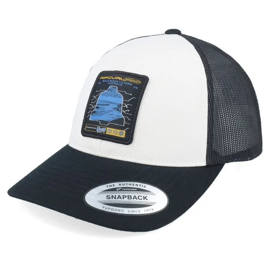 Rip Curl - Blanc trucker Casquette - Bells 25 Black/White Trucker @ Hatstore