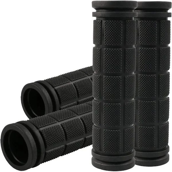 Sykkelhåndtak 4 deler Sykkelhåndtak Sklisikre Gummi Sykkelhåndtak Spesielle Sykkelhåndtak for Beach Cruiser Razor Scooter Sammenleggbar Terrengsykkel