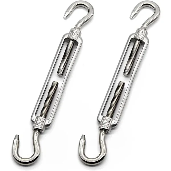 /EA/Fester for solseil, solseilfester, strammesystem for solseil, strekkfisker i rustfritt stål, tilbehør for solseilstøtte