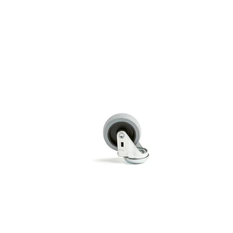 Länkhjul, 50x19 mm, 40 kg, massivgummi, centrumhål 10,2 mm