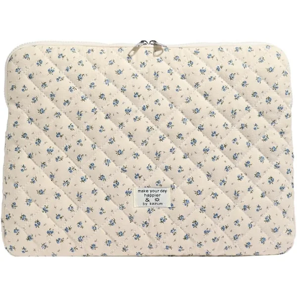 Laptop Sleeve med blomstermønster og polstring, Laptop Sleeve, Æstetisk Laptop Sleeve, 15 " Laptop Sleeve -FD17--XF31-