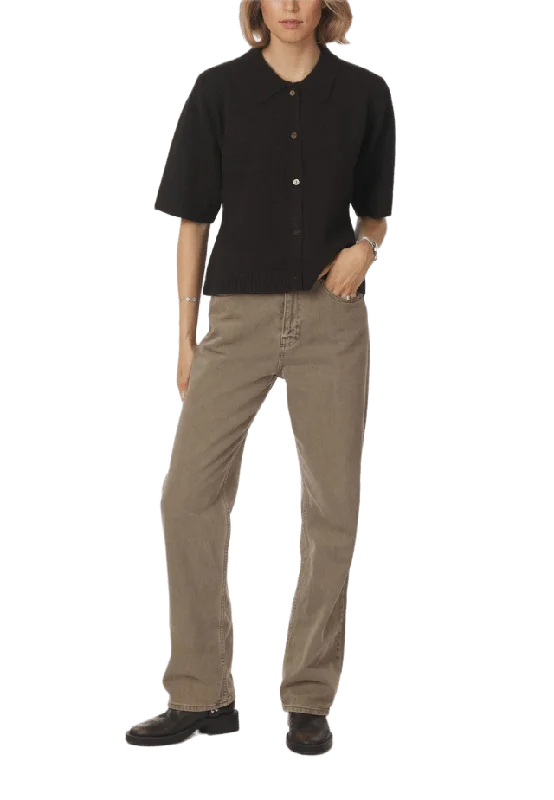 Neo Noir Cunna Knit Blouse Stickat Dam Brun 34