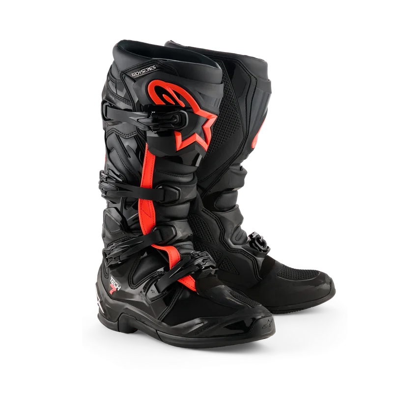Bottes Cross Alpinestars Tech 7 Noir/Rouge 44,5