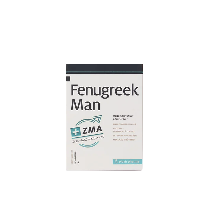 Elexir Pharma Fenugreek Man 60 tabletter zink
