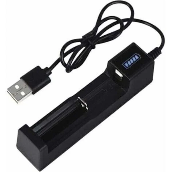 2-delt universell batterilader, smart batterilader, mini multifunksjonell oppladbar batterilader