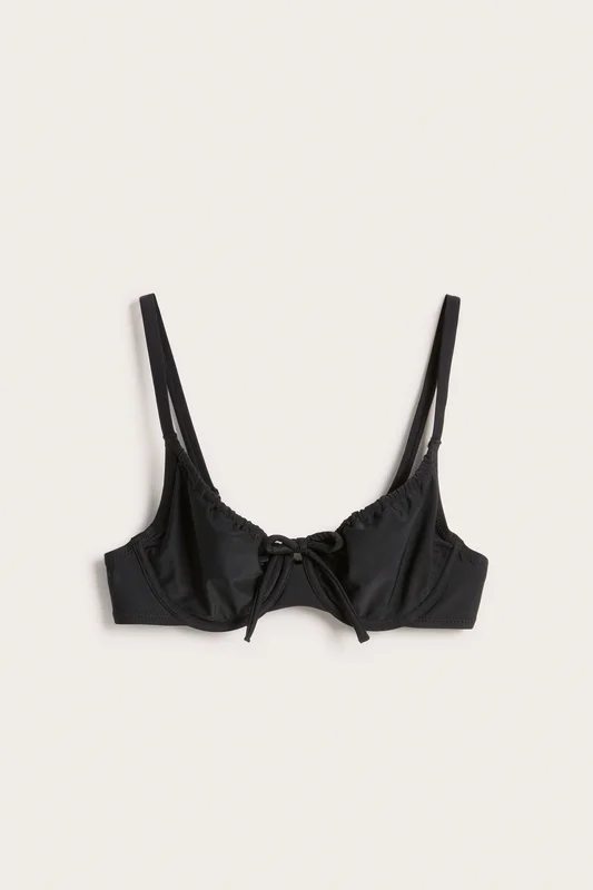 Kappahl | Bikini yläosa solmittavalla yksityiskohdalla Musta 80C | Naiset