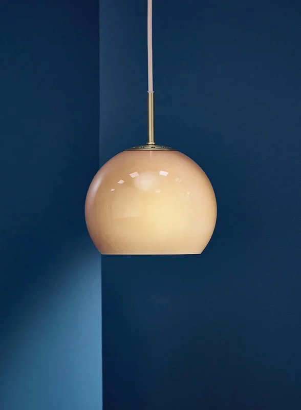 Frandsen Ball taklampe Ø18 - cappuchino