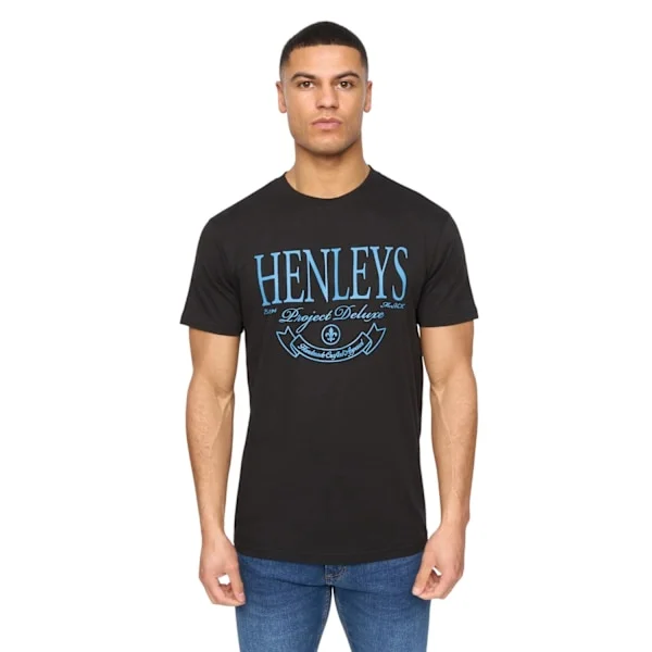 Henleys Henbank T-shirt för män S Svart