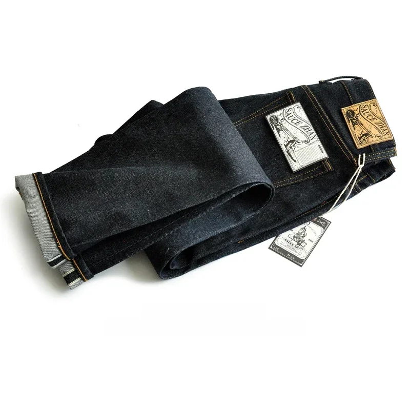 AliExpress - SauceZhan 315XX-18OZ Herren Jeans Denim Jeans für Herren Taper Fit Selvedge Denim Raw Jeans Blue Jeans Dick 18OZ Vintage