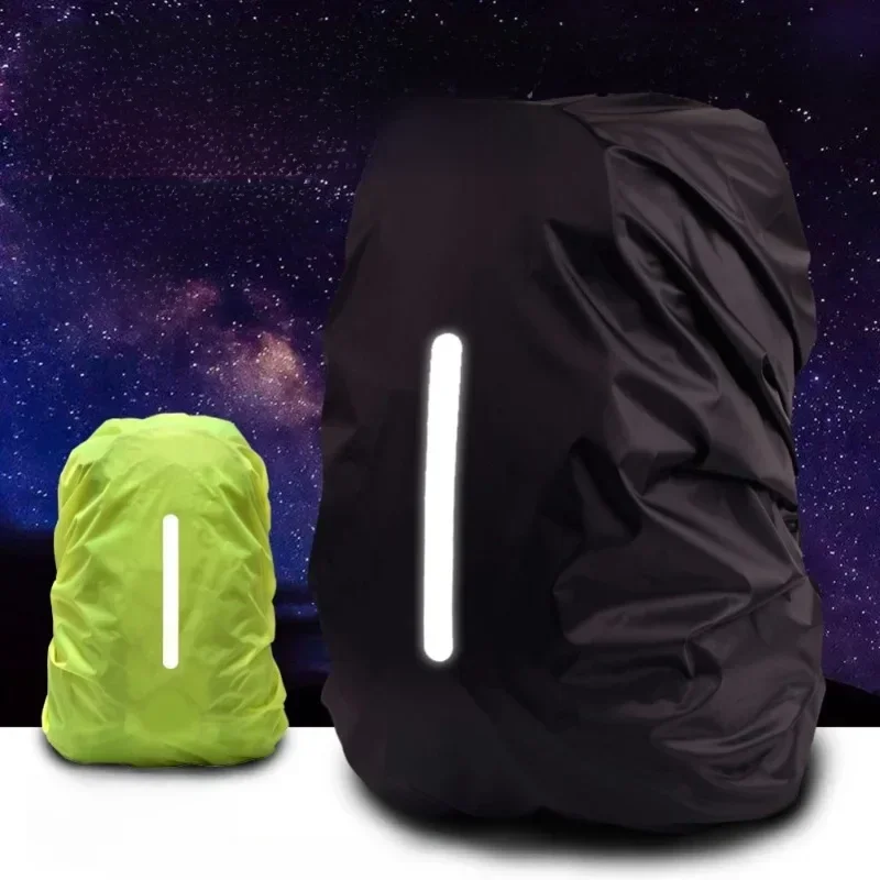 AliExpress - Sac à dos réfléchissant étanche, housse de pluie, Sport de plein air, cyclisme de nuit, lumière de sécurité, housse de pluie, Camping en 