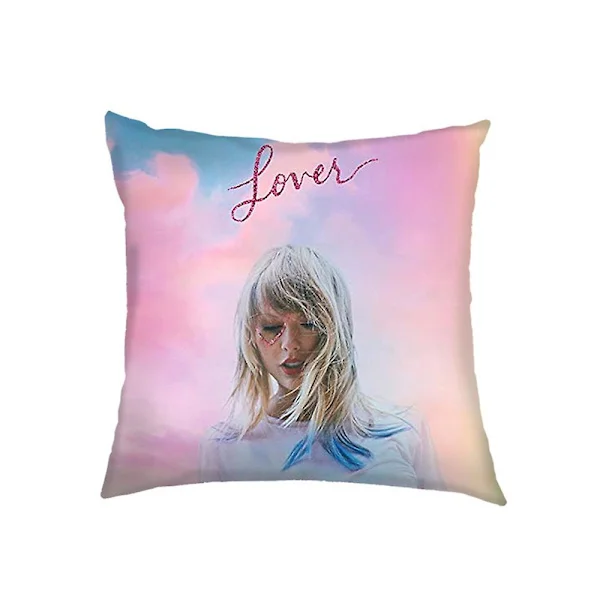 2024 Taylor Swift -tyynynpäällinen, koristetyynynpäällinen, sohva, auto, kodin ja toimiston sisustus, Swiftie-faneille, lahjat, 45x45 cm (FMY)