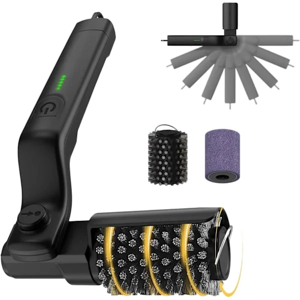 [RM] Electric Grill Cleaner - 3-Speed Adjustable Grill Tool, Electric Grill Brush for BBQ, Heavy Duty Grill Accessories
