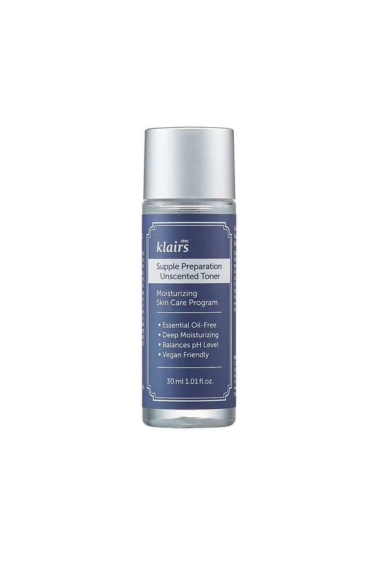 KLAIRS Supple Preparation Unscented Toner 30 ml, Hudpleje, Renseprodukter, Rens & Vask