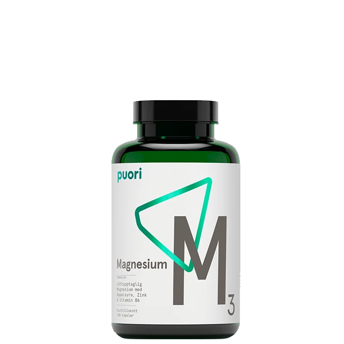 Puori Magnesium & Zink Vegan M3 180 kapslar
