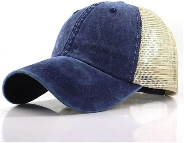 Sommar Orange Truckerkeps för Män, Andningsbar Basebollkeps för Kvinnor med Mesh, Streetwear Snapback Hip Hop-kepsar (Färg: A, Storlek: Justerbar)