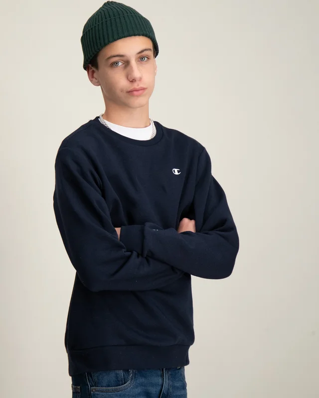 Champion Crewneck Sweatshirt Blauw Truien Jongens - Kids Brand Store