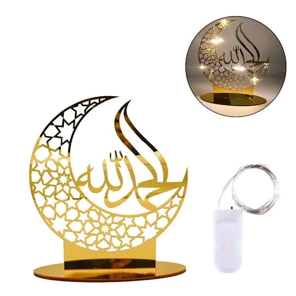 Eid Mubarak Pynt Ramadan Dekoration 9 9