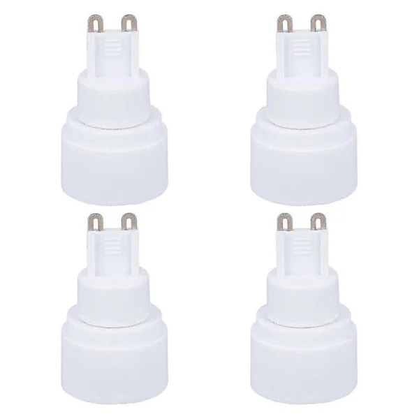 4 stk Lampe Pære Adapter Lampe Sokkel Omformer G9 til E14 Lampeholder Omformer