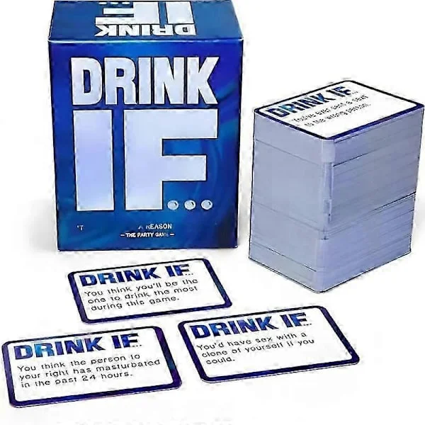 Risky Questions Drink IF Fun Adult Drinking Game Cards for Game Nights Party Games Gift