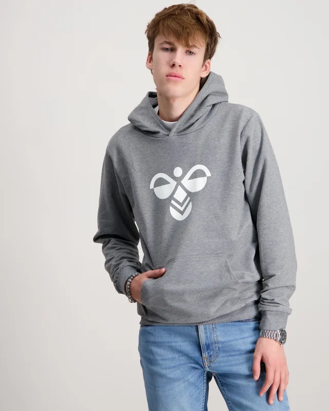 Hummel hmlCUATRO HOODIE Grå Hettegensere/Hoodies Gutt - Kids Brand Store