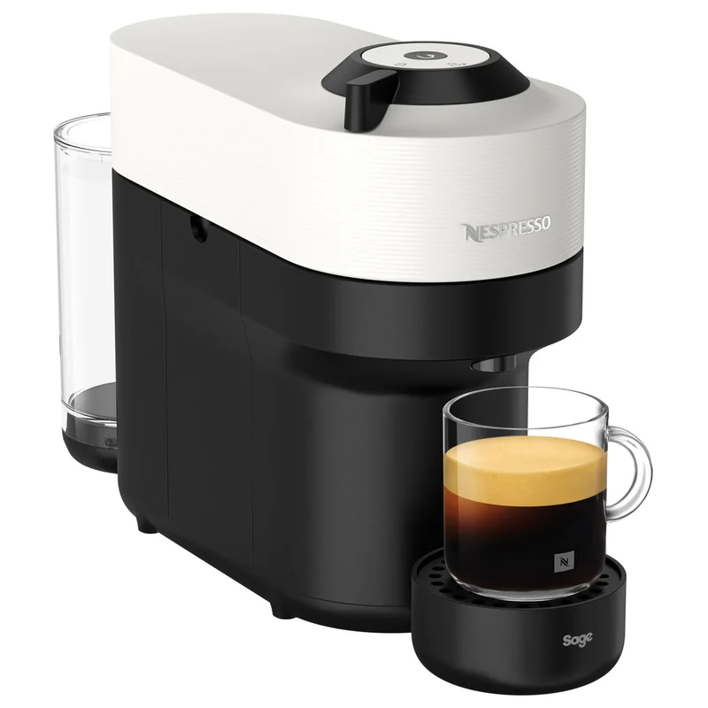 Nespresso by Sage SNV 120 Vertuo Pop kapselmaskin, vit | Kaffe > Kapselmaskiner | Bagaren och Kocken