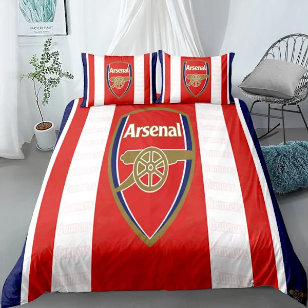 Duvet cover set 3 pieces football star super soft duvet cover 135*200 135*200