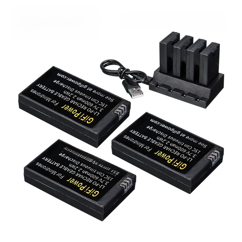 AliExpress - Batterie LiPo Rechargeable améliorée 3.7V 600mAh et chargeur pour Mini Drone Parrot Jumping Sumo Swing Mambo Rolling Spider