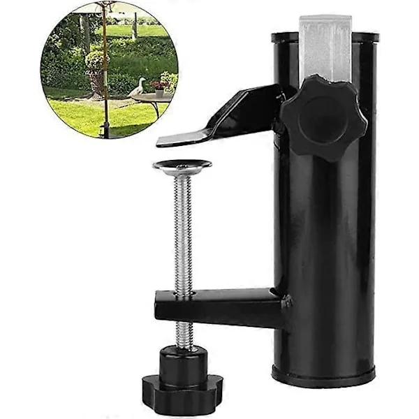 Dörr 19-35 mm - Parasoll Balkongräcke Stöd Parasoll Balkongklämma Stöd för Bordsparasoll Tillbehör Fästning för Balkong, Terrass eller Bord - Balc