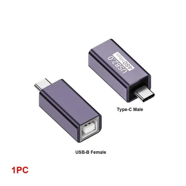 USB-B till Typ-C Konverter MIDI Adapter USB-B TILL USB-C USB-B TILL