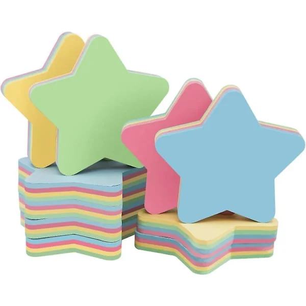 Post-it lappar (10 block (76*76mm stjärnmodell (100 blad per block)) [db]