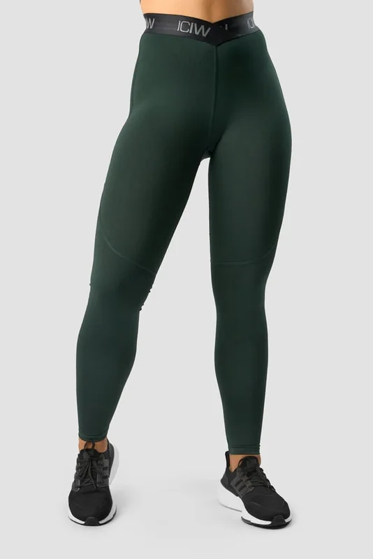 ICANIWILL - Ultimate Training V-shape Tights Deep Green - Trikoot - Naiset - Treenivaatteet ICIW:ltä