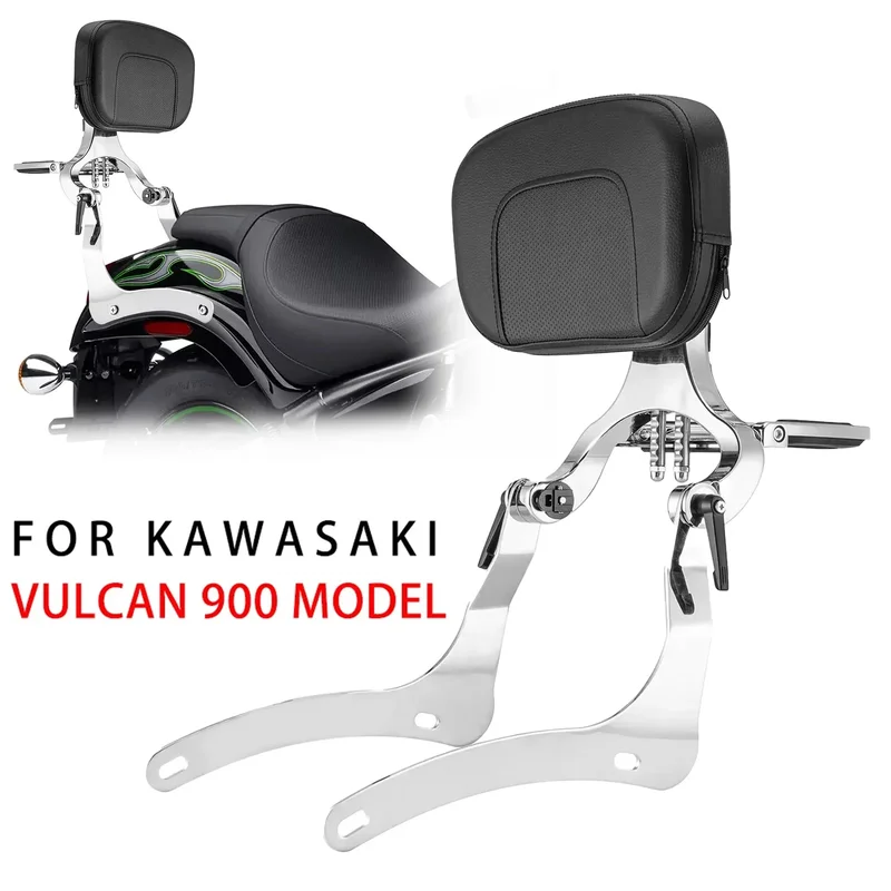 AliExpress - Verstellbare Klappbare Fahrer- und Beifahrer-Rückenlehne für Motorräder, Sissy Bar für Kawasaki Vulcan 900 Vulcan 2000