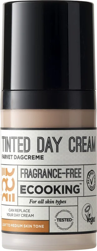 Spar 25% • Køb 2, ECOOKING Farvet Dagcreme Light/ medium, Hudpleje, Ansigtspleje, Dagcreme