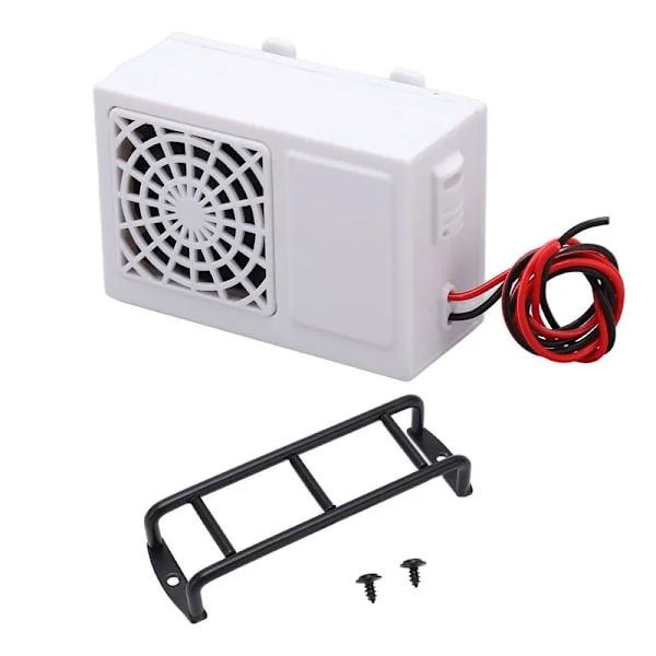 RC Car Air Conditioner Fine Workmanship Cool Appearance ABS RC Decorative Air Conditioner with Ladder for 1/10 1/14 RC Car
