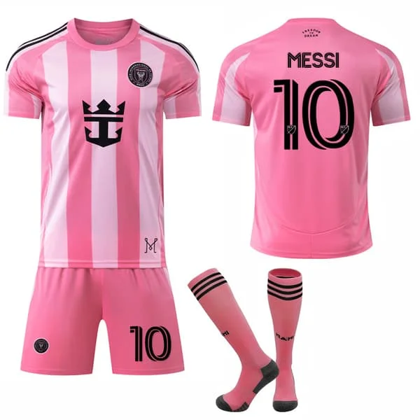 2025-2026 Inter Miami FC Soccer Jersey with Socks NO.10 MESSI