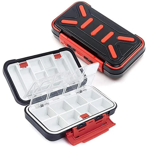 Fishing Lure Boxes, Bait Storage Cases Fishing Tackle Storage Trays Accessory Boxes Thicker Plastic Hooks Organizer for Vest Casting Fly Fishing