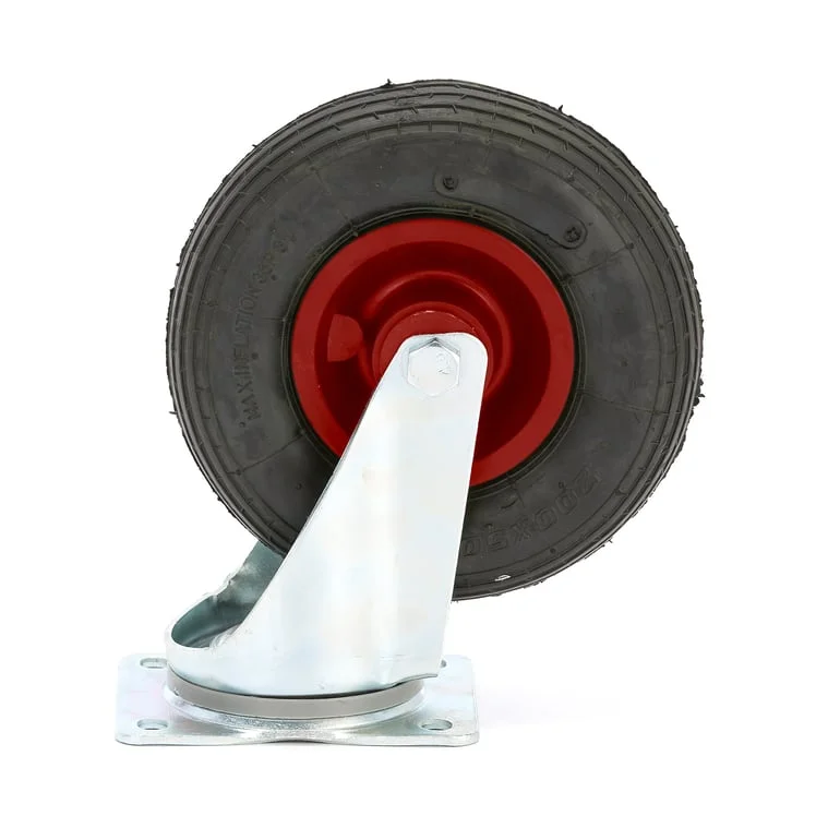 Gumowe koło pneumatyczne, skrętne, 200x50 mm, obciążenie 75 kg