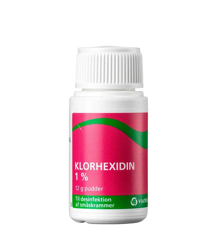 Medic Klorhexidin Medic Pudder 1% 12 g, Medicin & Pleje, Sårpleje, Klorhexidin