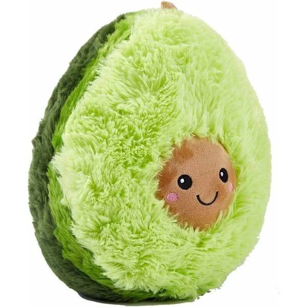 30 cm Plys Avokado Pude Komfort Pude Avokado Julefødselsdagsgave Pude til Baby Piger Drenge Festgave, T-Boldness