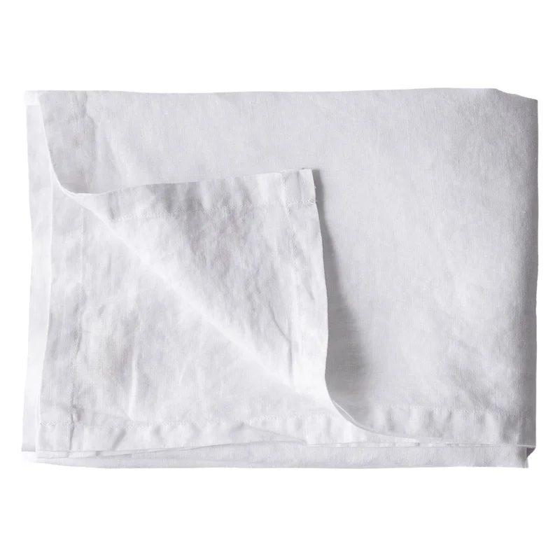 Tell me more Bordsduk i linne 145x330 cm, bleached white | Dukning & Servering > Textil > Duk | Bagaren och Kocken