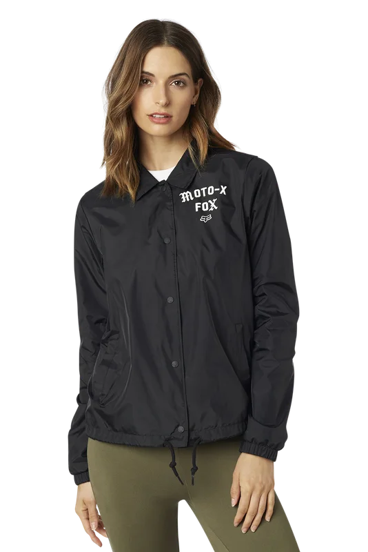 FOX Pit Stop Coaches Women's Jacket Black L